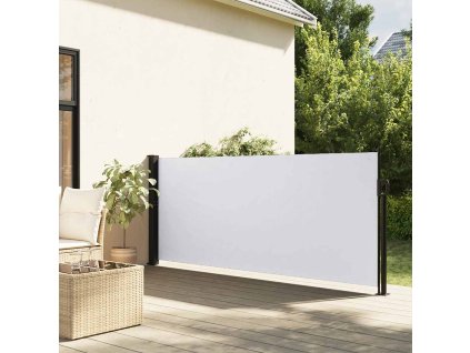 Zatahovací boční markýza bílá 117 x 300 cm 4004286
