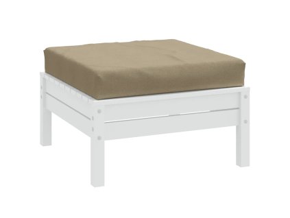 Poduška na palety taupe melanž 60x60x9,5 cm textil 4002671