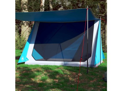 Kempingový stan pro 2 osoby modrý nepromokavý 94529
