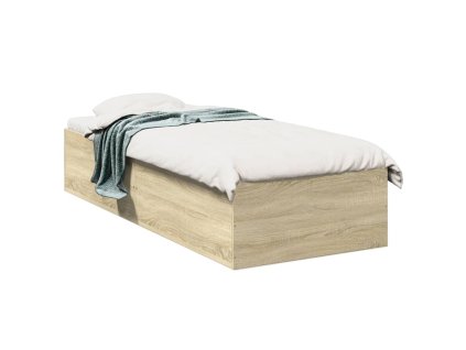 Rám postele dub sonoma 90 x 190 cm kompozitní dřevo 3281065