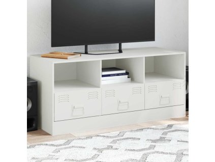 TV skříňka bílá 99 x 39 x 44 cm ocel 841738