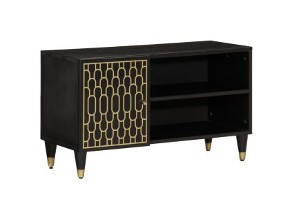 TV skříňka 80 x 31,5 x 46 cm masivní mangovníkové dřevo 358335