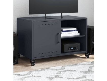 TV skříňka antracitová 68 x 39 x 43,5 cm ocel 846670