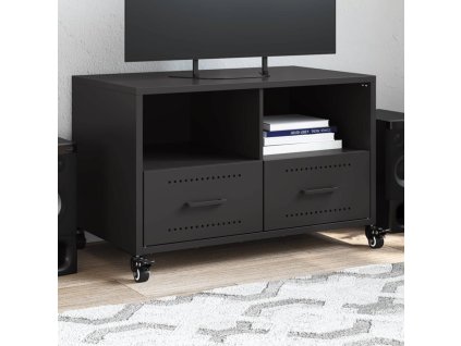 TV skříňka černá 68 x 39 x 43,5 cm ocel 846698