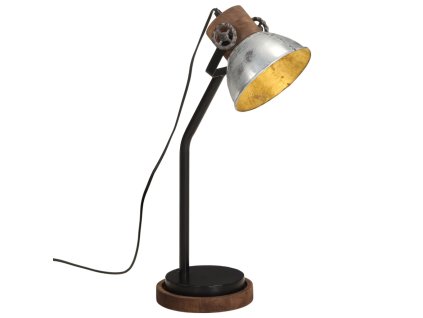 Stolní lampa 25 W vintage stříbrná 18 x 18 x 60 cm E27 371949