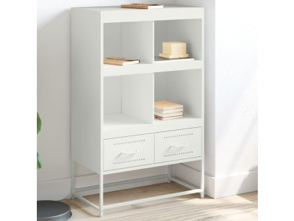 Skříň bílá 68 x 39 x 111,5 cm ocel 846607