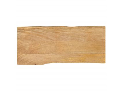 Stolní deska 100 x 40 x 3,8 cm živá hrana mangovníkové dřevo 370732
