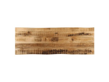 Stolní deska živá hrana 110x40x2,5 cm masivní hrubý mangovník 370661