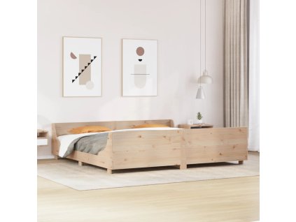 Postel bez matrace 180 x 200 cm masivní borovice 3302273