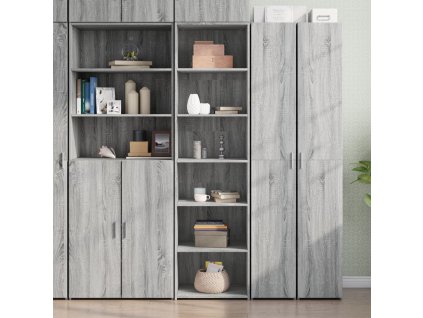 Skříň highboard šedá sonoma 50 x 41 x 185 cm kompozitní dřevo 3281685