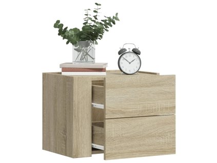 Nástěnné noční stolky 2 ks dub sonoma 45 x 30 x 35 cm 848330