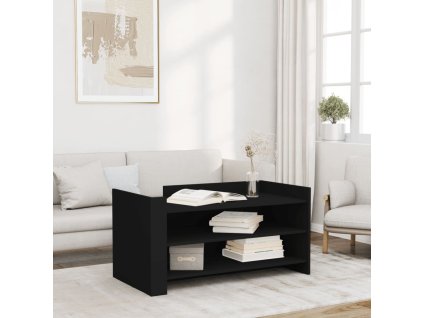 Konferenční stolek černý 100 x 50 x 50 cm kompozitní dřevo 848347