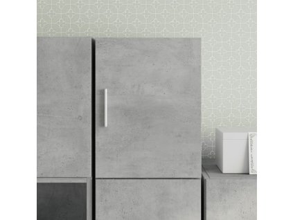 Nástěnná skříňka betonově šedá 30x42,5x40 cm kompozitní dřevo 846092