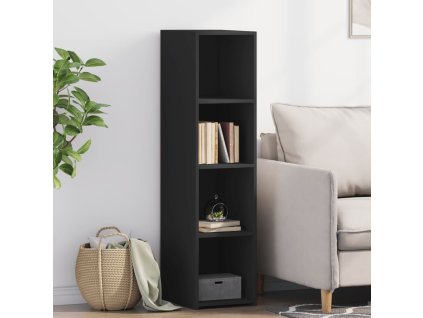 Skříň highboard černá 30 x 41 x 124 cm kompozitní dřevo 846377