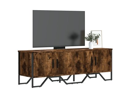 TV skříňka kouřový dub 122 x 34 x 41 cm kompozitní dřevo 848586