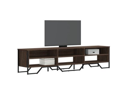 TV skříňka hnědý dub 180 x 34 x 41 cm kompozitní dřevo 848578