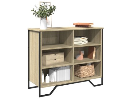 Příborník dub sonoma 91 x 35,5 x 74,5 cm kompozitní dřevo 848550