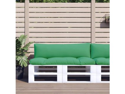 Podušky na palety 2 ks zelené textil 360927