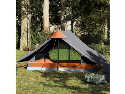 Kempingový stan pro 2 osoby šedý nepromokavý 4009436