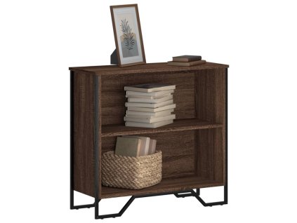 Knihovna hnědý dub 80 x 31 x 74,5 cm kompozitní dřevo 848623