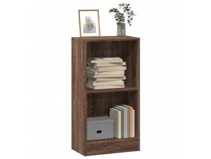 Knihovna hnědý dub 40 x 24 x 76 cm kompozitní dřevo 857771