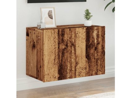 TV skříňka nástěnná old wood 60 x 30 x 41 cm 857662