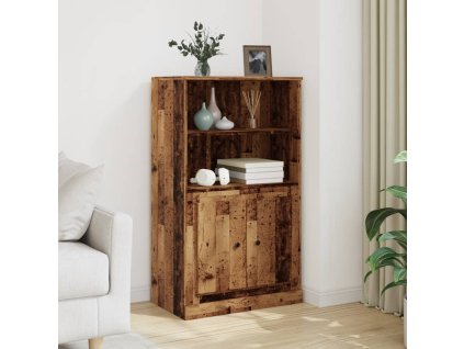 Skříň highboard old wood 60 x 35,5 x 103,5 kompozitní dřevo 857147