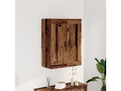 Nástěnná skříňka old wood 69,5 x 34 x 90 cm kompozitní dřevo 857310