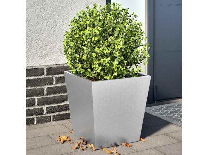 Zahradní truhlíky 2 ks 40 x 40 x 40 cm pozinkovaná ocel 851063