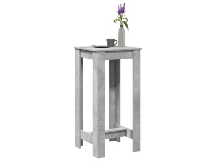 Barový stůl betonově šedý 51 x 50 x 103,5 cm kompozitní dřevo 854403