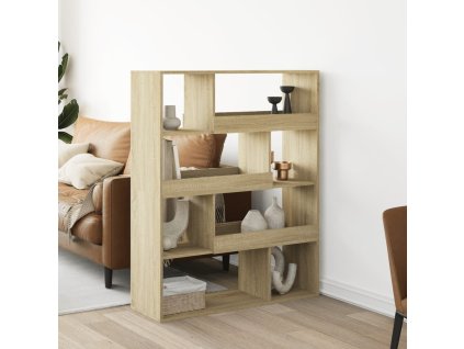 Knihovna dub sonoma 100 x 33 x 125,5 cm kompozitní dřevo 3309332