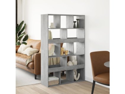Dělicí stěna betonově šedá 100 x 33 x 156,5 cm kompozitní dřevo 3309531