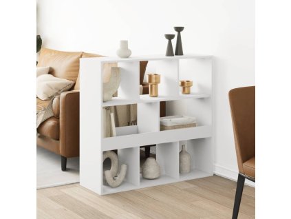 Dělící stěna bílá 100 x 33 x 94,5 cm kompozitní dřevo 3309510