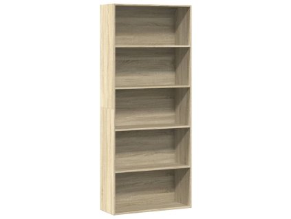 Knihovna dub sonoma 80 x 30 x 189 cm kompozitní dřevo 3314671