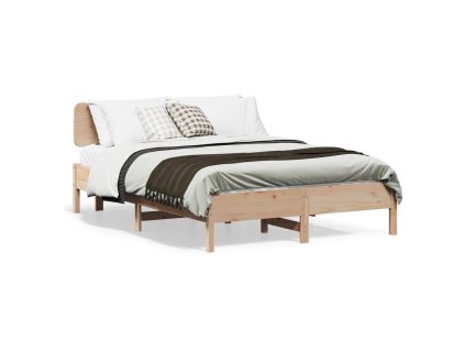 Postel bez matrace 120 x 190 cm masivní borovice 3328250