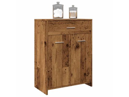 Koupelnová skříňka old wood 60 x 33 x 80 cm kompozitní dřevo 856287
