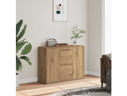 Příborník dub artisan 88 x 30 x 64 cm kompozitní dřevo 855893