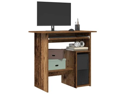 Psací stůl old wood 80 x 45 x 74 cm kompozitní dřevo 855994