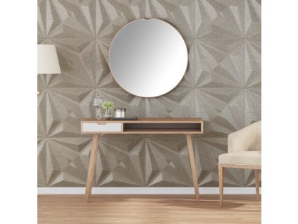 Nástěnné panely 48 ks betonové 50 x 50 cm xPS 12 m² hvězda 4100073