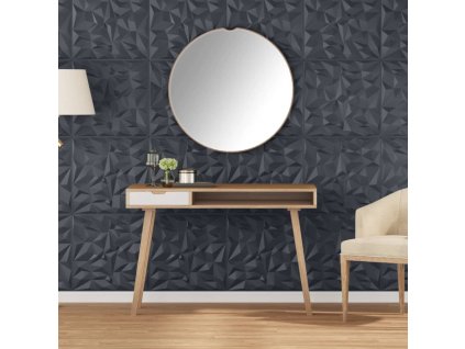 Nástěnné panely 24 ks šedé 50 x 50 cm XPS 6 m² ametyst 4100052