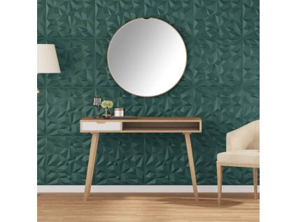 Nástěnné panely 48 ks zelené 50 x 50 cm XPS 12 m² ametyst 4100059