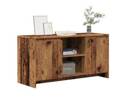 TV skříňka old wood 102 x 37,5 x 52,5 cm kompozitní dřevo 856782