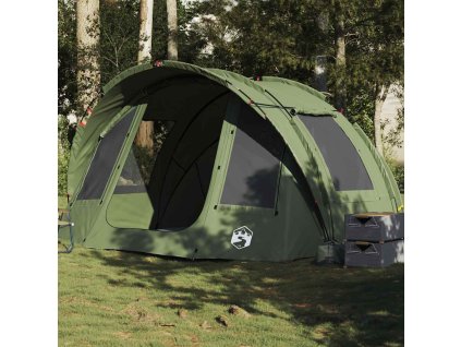 Rybářský stan pro 2 osoby olivově zelený nepromokavý 4009398