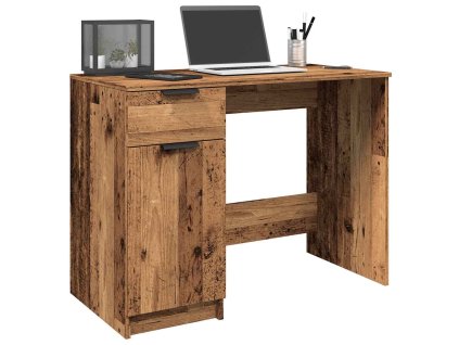 Psací stůl old wood 100 x 50 x 75 cm kompozitní dřevo 856995