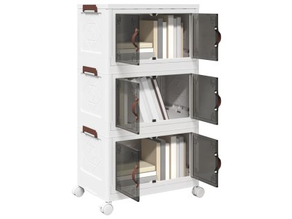 Stohovatelný úložný box na kolečkách 3-patrový 28 L 4012369