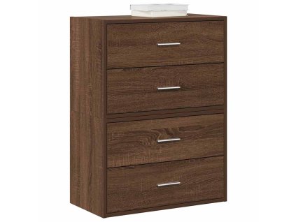 vida Skříňky s 2 zásuvkami 2 ks hnědý dub 60x31x40 cm kompozitní dřevo 858834