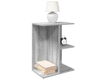 Noční stolky 2 ks šedý sonoma 46,5x29x61 cm kompozitní dřevo 858661