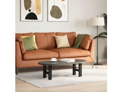 Nohy konferenčního stolku černé 2 ks 40 x (30-31) cm ocelové 4013256