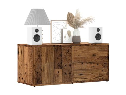 TV skříňka starého dřeva 80x34x35,5 kompozitní dřevo 856010