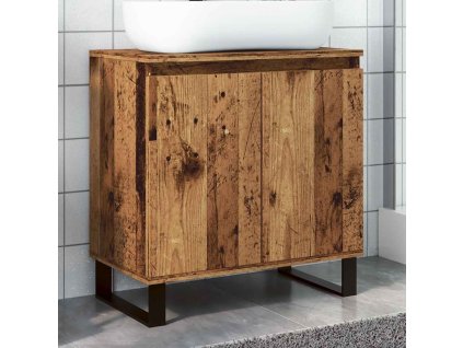 Koupelnová skříňka old wood 58 x 33 x 60 cm kompozitní dřevo 857220